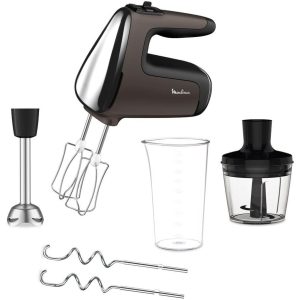 Moulinex Handmixer Powermix Silence Dunkelbraun