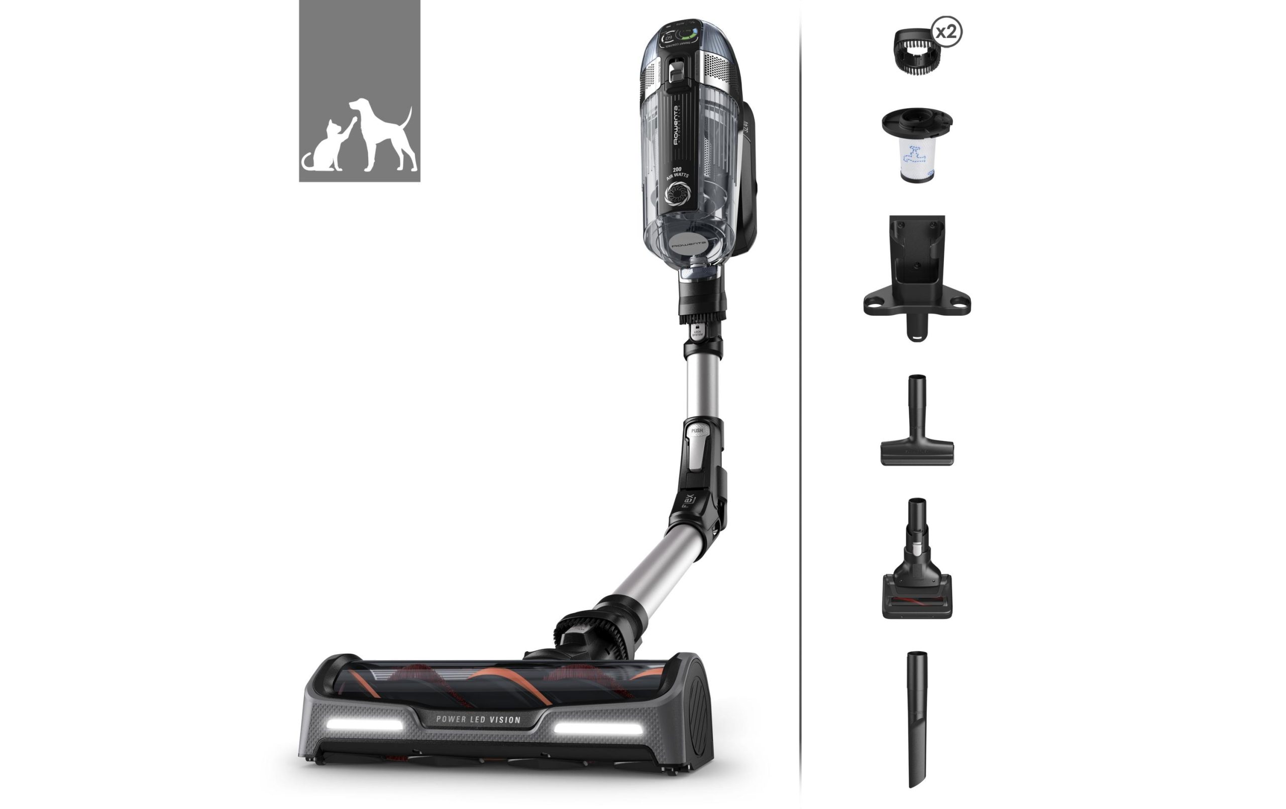 Rowenta Akku-Stielsauger X-Force Flex 14.60 Animal - Image 2