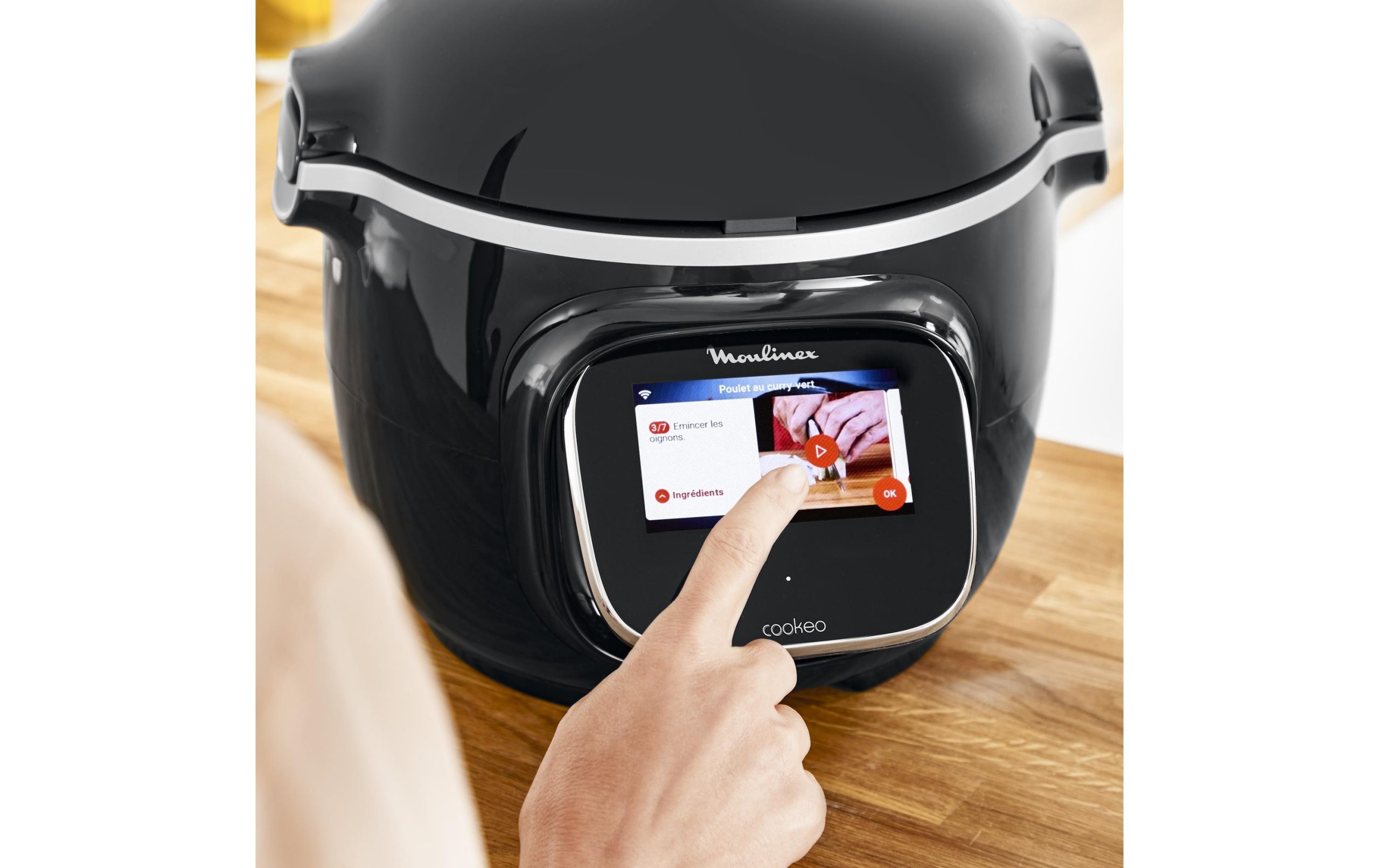 Moulinex Küchenmaschine Cookeo Touch CE9028CH Schwarz - Image 8