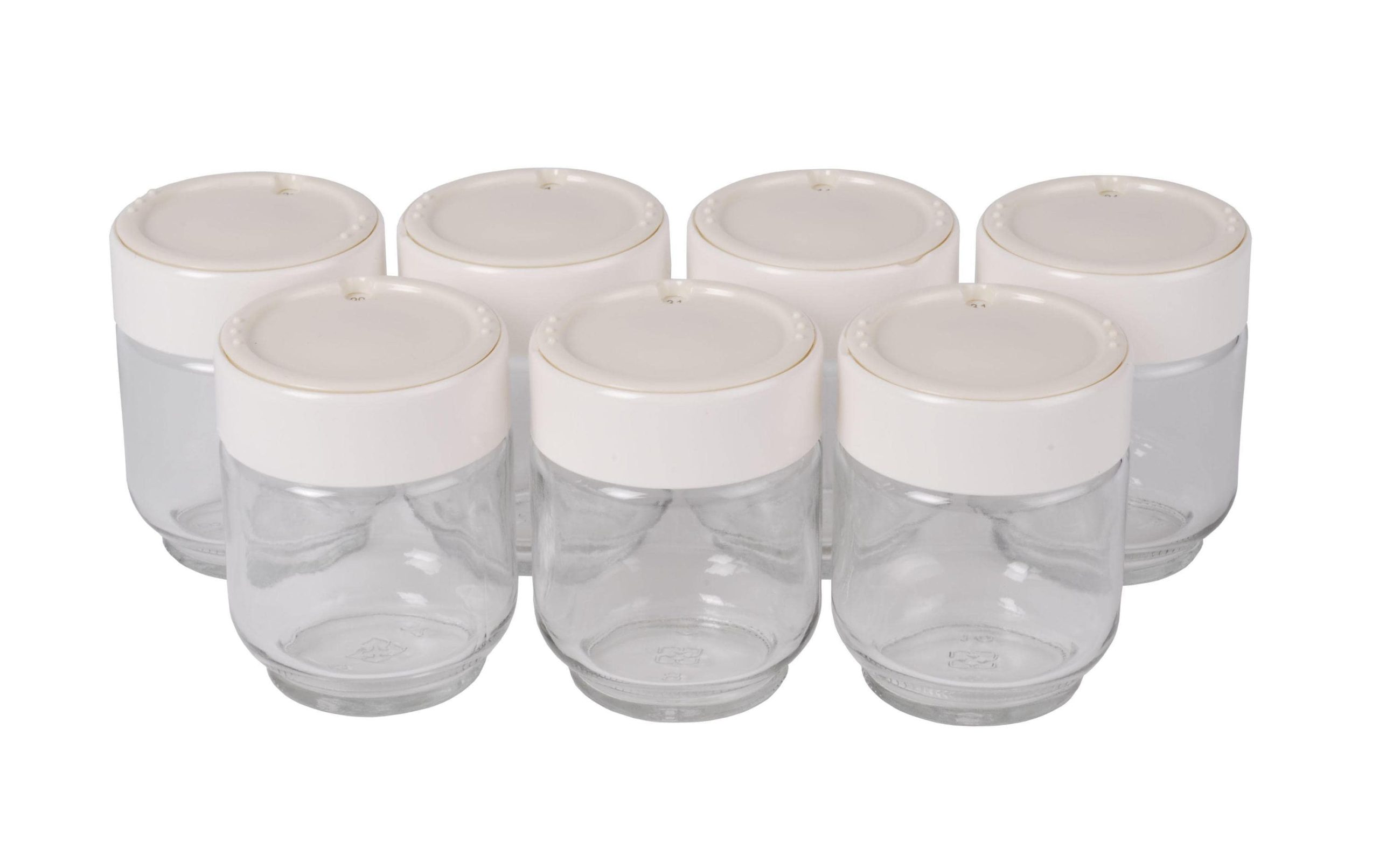 Moulinex Joghurtgläser 7 Stück, 0.15 l, Transparent