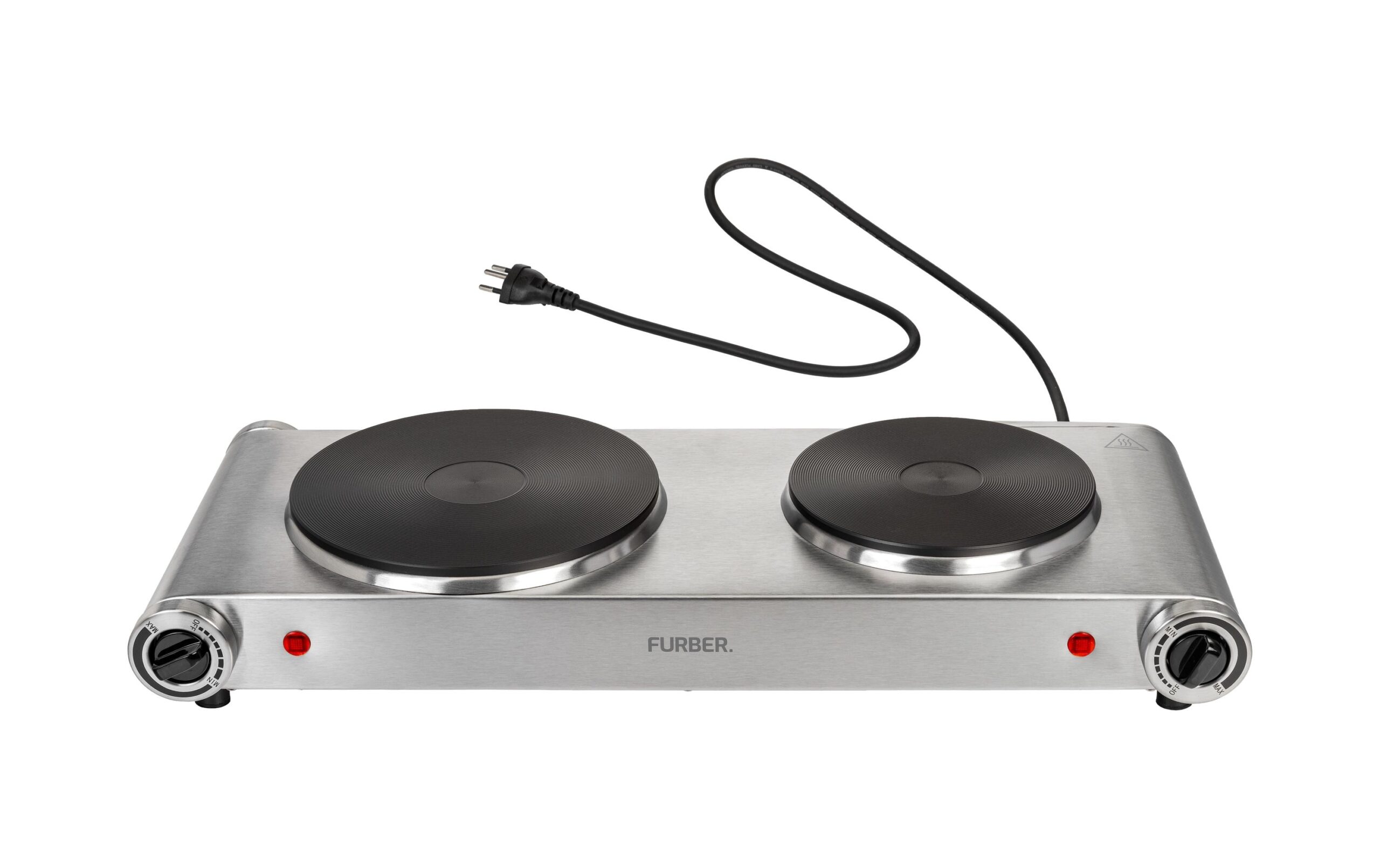 FURBER Doppelkochplatte Silber, 1500 W / 1000 W - Image 4