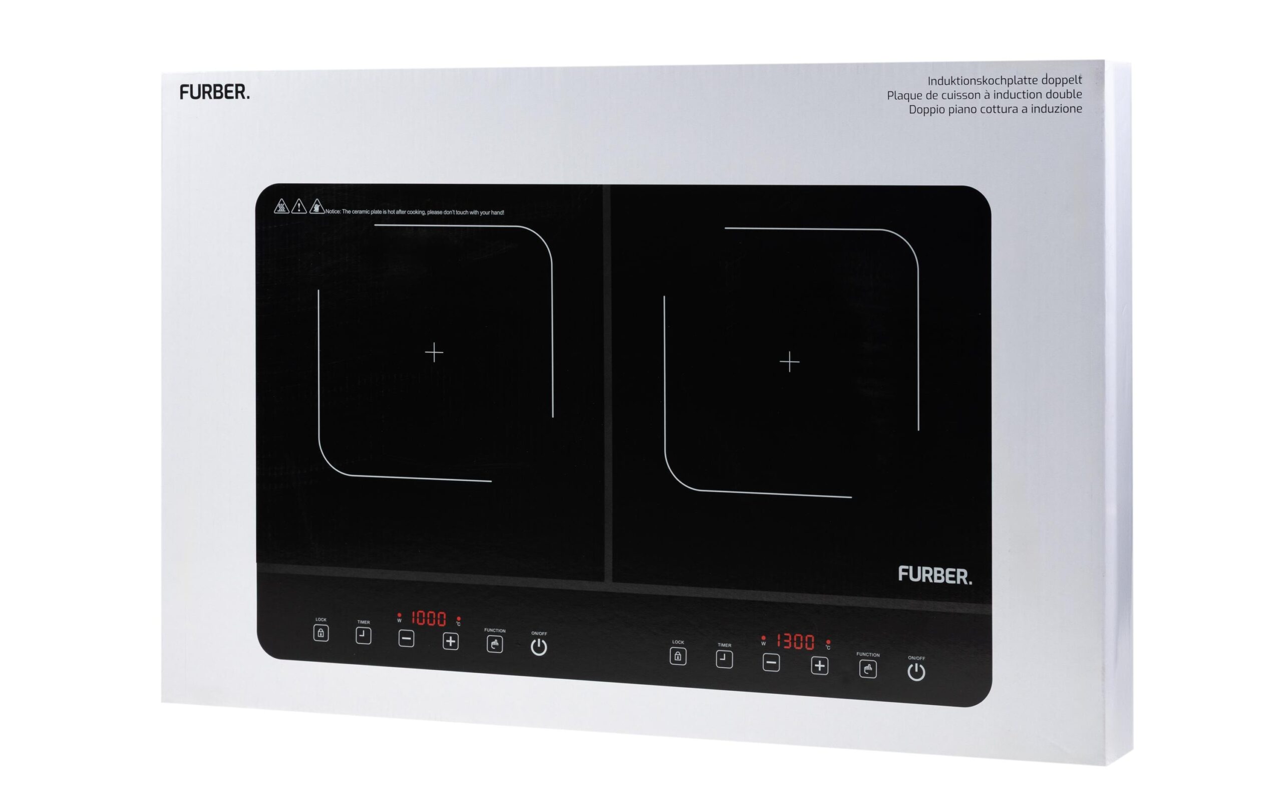 FURBER Induktionskochplatte Calore 2300 W doppel - Image 6
