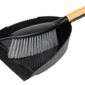 FURBER Kehrgarnitur Bambus, Schwarz