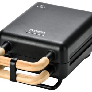 FURBER Waffeleisen Schwarz