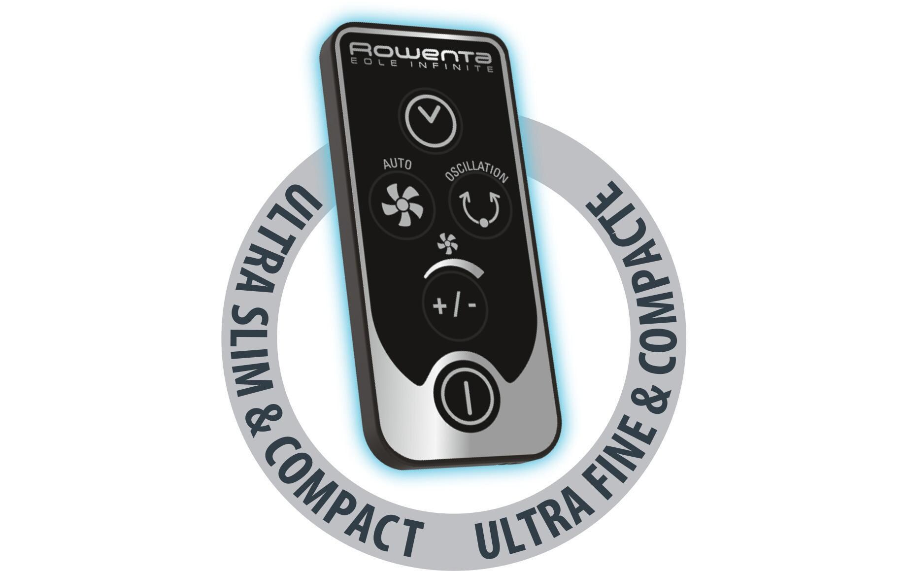 Rowenta Turmventilator Eole Infinite VU6670 Schwarz - Image 3