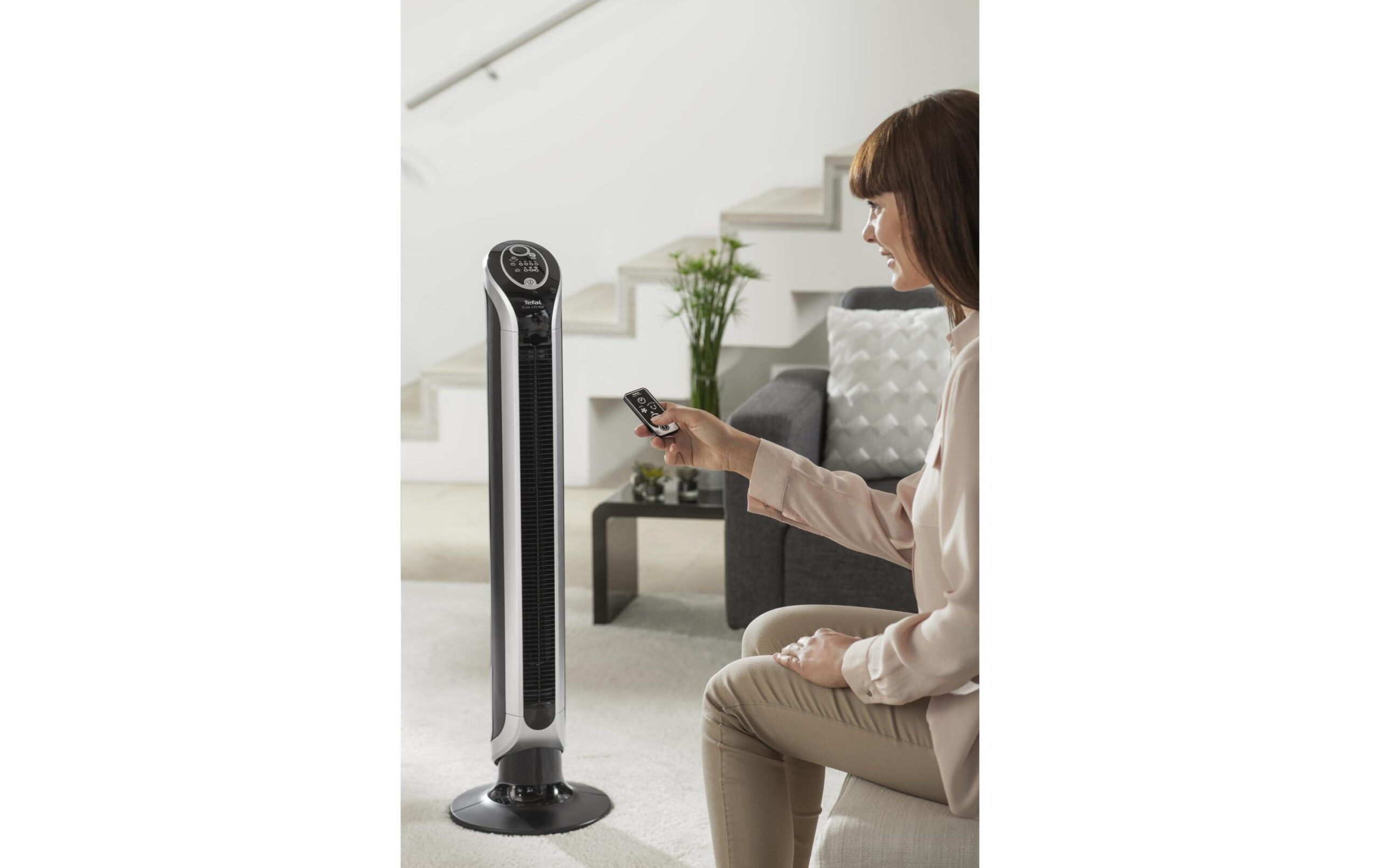 Rowenta Turmventilator Eole Infinite VU6670 Schwarz - Image 5
